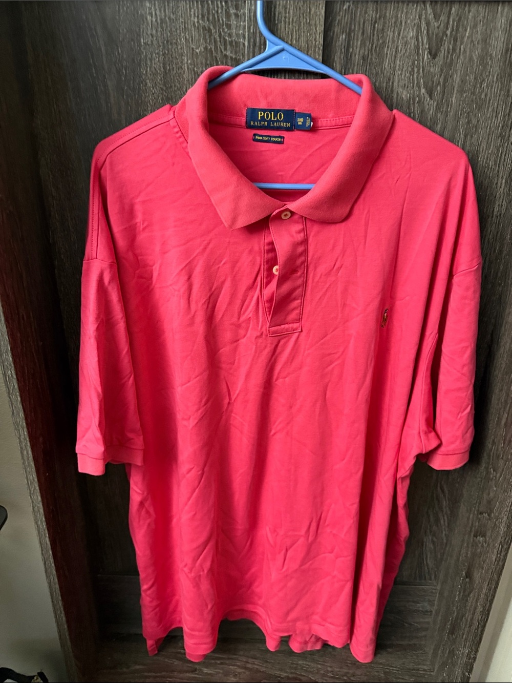 Polo by Ralph Lauren Men’s Coral Pink Short-Sleeve Polo